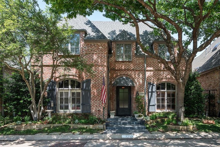 Situated in coveted Caruth Village, 7715 Marquette is in the ideal location for many lifestyles. This elegant home features a versatile floorplan.
The first floor offers a living room with a fireplace, dining room, study, half bath, breakfast room and a den which is adjacent to the kitchen.
The kitchen features granite counters, a wet bar, a warming drawer, double-ovens and a butler’s pantry. The primary suite is also on the first floor and offers split baths, an oversized closet and shared shower. The second floor has two ensuite bedrooms, an office with built-ins and a huge gameroom.
There is abundant storage throughout the home, including under-stairs storage. The two patios offer the perfect spots for enjoying morning coffee or hosting outdoor gatherings.