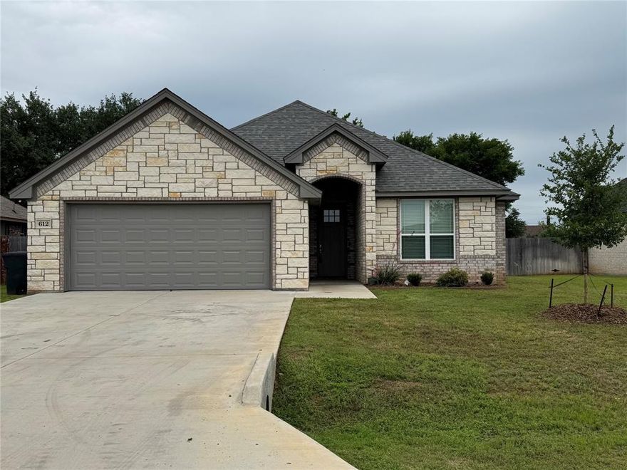 Newer 4 bedroom home on Fort Worth side of town. Very open floorpan with lots of upgrades. Tile floor throughout main living area, granite, vinyl tilt in windows, Trane HVAC. 4th bedroom could be a neat media room if not needed for a bedroom. Oversized garage with almost a quarter acre lot.