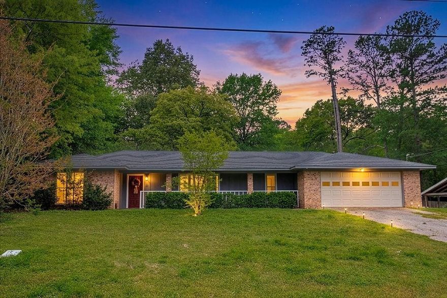 Welcome to this cozy 2-bedroom, 2-bath brick home nestled in the peaceful Hideaway community. Situated on just under an acre, this property offers a large yard with plenty of space to garden, play, or simply relax under the East Texas sky. The home features a comfortable layout with warm, inviting living spaces — perfect for making your own. This home is brimming with potential for updates and personal touches. Enjoy the quiet, tree-lined surroundings and the convenience of Hideaway’s lakes, golf course, and gated community amenities. Whether you’re looking for a weekend getaway or a forever home, this charming property is ready for its next chapter. Hideaway offers a resort-style living with 24-7 security, 3 lakes, 27-holes of golf, an Olympic-sized pool, and multiple parks. Hideaway is in Lindale ISD, considered one of the best school districts in Texas.