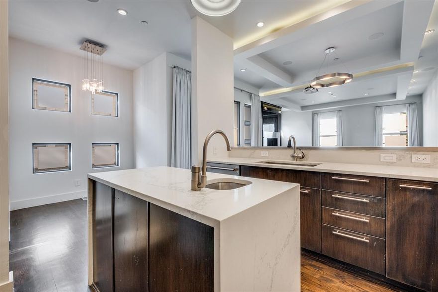 This Stunning Luxury Property has been home to famous sports athletes and Dallas socialites. Boasting countless features in the heart of Oak Lawn this unique home is sure to impress your guests with multiple private outdoor areas, courtyard, massive rooftop patio with spectacular views, and amazing features throughout. Amenities include: Projection TV with retractable screen, custom chandeliers-lighting, smart home technology, built-in speakers throughout, spacious lounge areas, cove lighting, custom floors, beautiful built-ins, chefs dream kitchen with tons of cabinet space, amazing custom master closet, wine refrigerator, and so much more. It's no wonder why people say: It's s not just a home its a lifestyle.