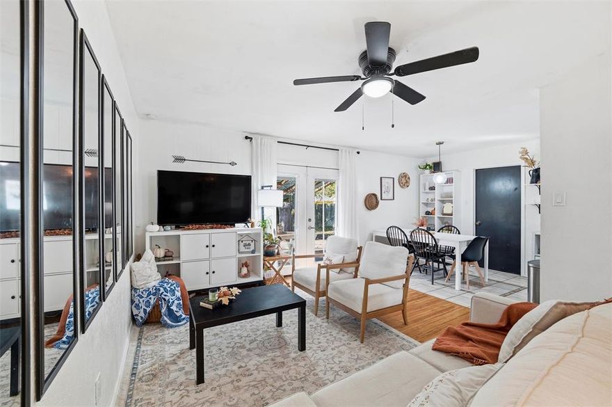 Tucked away in a peaceful Cedar Hill neighborhood, this charming 3-bedroom, 1.5-bath home is filled with character, comfort, and warmth. Step inside to discover an airy and welcoming layout, filled with an abundance of natural light and enhanced by modern updates that blend seamlessly with its inviting charm — a space that makes you instantly feel at home.  A home that’s just as comfortable for peaceful evenings as it is for joyful get-togethers.

The heart of the home opens to a beautiful backyard retreat shaded by mature trees, where you can unwind by the fire pit, sip your morning coffee on the patio, and enjoy the soothing sounds of nature right from your own space. It’s the kind of yard that invites you to slow down and savor every moment.

Whether you’re a first-time buyer, downsizing, or simply looking for a place that feels just right, this home offers the perfect blend of modern comfort, timeless charm, and peace of mind.

Come see why 1206 Saturn Dr isn’t just a house — it’s the place where new memories begin.