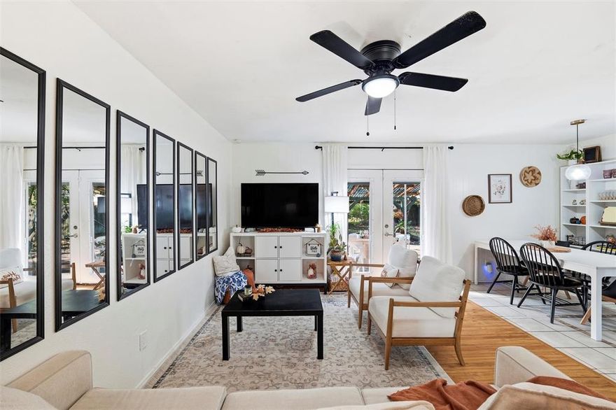 Tucked away in a peaceful Cedar Hill neighborhood, this charming 3-bedroom, 1.5-bath home is filled with character, comfort, and warmth. Step inside to discover an airy and welcoming layout, filled with an abundance of natural light and enhanced by modern updates that blend seamlessly with its inviting charm — a space that makes you instantly feel at home.  A home that’s just as comfortable for peaceful evenings as it is for joyful get-togethers.

The heart of the home opens to a beautiful backyard retreat shaded by mature trees, where you can unwind by the fire pit, sip your morning coffee on the patio, and enjoy the soothing sounds of nature right from your own space. It’s the kind of yard that invites you to slow down and savor every moment.

Whether you’re a first-time buyer, downsizing, or simply looking for a place that feels just right, this home offers the perfect blend of modern comfort, timeless charm, and peace of mind.

Come see why 1206 Saturn Dr isn’t just a house — it’s the place where new memories begin.