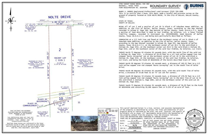 Rare development opportunity: The lot is over 10,000 sq ft, providing generous space and privacy for single-family construction. Property is  on a mature, tree-lined street with beautiful oaks and is within walking distance to shopping, dining, entertainment and eclectic neighborhood attractions. Street is currently under construction; access may be limited at times.  All information herein should be independently verified by buyer.