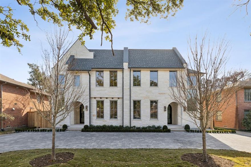 Welcome to HPISDs finest new construction SFA zoned to Bradfield Elementary School in HPISD. Just a few short steps to Germany Park that has a full track and field plus tennis courts and more. Elegant elevation with limestone facade. Soaring windows and doors producing loads of natural light. Parking in front and back. Front drive is double car width for ease of access in and out. Oversized 2 car garage. Pier and Beam foundation. Wider lot than most SFAs allowing for a good-sized covered patio and a nicely proportioned all turf yard. Sub Zero Wolf appliances, designer selected fixtures throughout. The first-floor office-study has a full bath, and closet so could be used either way. Second floor has 3 bedrooms all ensuite plus a loft and the primary bedroom and bath with dual closets. Tons of storage. The third floor is the last bedroom and bath that could also flex as multi use room. The elevator is installed and ready. This home is highly efficient as well with full foam encapsulation and energy efficient tankless water heaters and HVAC. Move in ready!