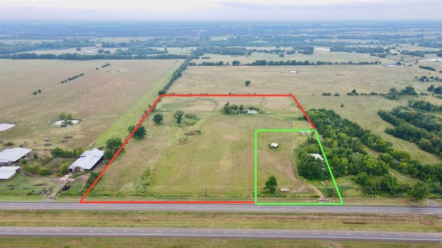 OPEN HAY PASTURE, GREAT FOR DEVELOPMENT. 4 ACRES IN GREEN IS ON A SEPARATE MLS.