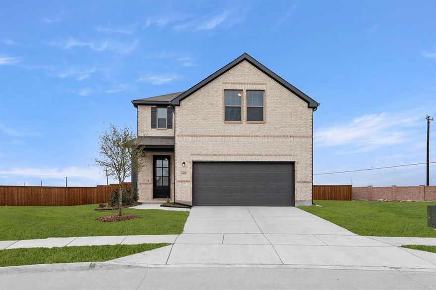 MLS# 21193331 - Built by Ashton Woods Homes - Ready Now! ~ Big Backyard! Large Lot! Welcome to this stunning two-story home by Ashton Woods in Pilot Point, TX. Designed with the Rosemary Collection, this home features warm and earthy tones. The elongated foyer leads to the open kitchen-living-dining area within the heart of this home. The gourmet kitchen features a large, eat-in island, a stainless steel appliance package and a large walk-in storage pantry perfectly placed beneath the stairs to maximize space. The private primary suite features a vaulted ceiling, dual vanity sinks, a walk-in shower, linen closet, and an ample walk-in closet. A first-floor guest room with full bathroom is just steps from the dining area. Upstairs, a spacious loft overlooks the family room below and three secondary bedrooms share two full bathrooms. This new home is complete with a landscaping package, sprinkler system, dual pane energy efficient windows, energy efficient HVAC, and much more!