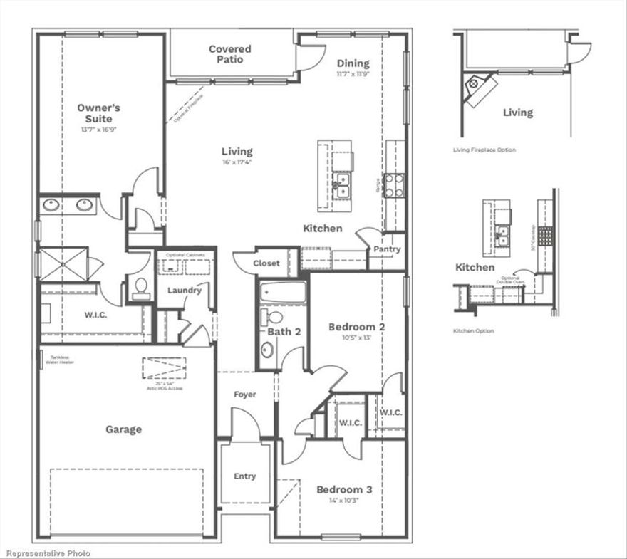 MLS# 21254132 - Built by Taft Homes - Aug 2026 completion! ~ Experience contemporary luxury in this upcoming single-family residence, offering 1,629 square feet of thoughtfully designed living space perfectly tailored for a modern lifestyle. Anticipated completion in August 2026, this home features three spacious primary bedrooms, two full bathrooms, and high-end finishes throughout.  Step inside to discover an open floor plan highlighted by vaulted ceilings and an abundance of natural light, creating an inviting atmosphere. The gourmet kitchen, complete with granite countertops, an island, and an eat-in area, flows seamlessly into the expansive living area—ideal for gatherings and entertainment.  Retreat to the generously sized private quarters where walk-in closets provide ample storage. Enjoy the ease of a dedicated pantry, smart home technology, and energy-efficient systems including electric heating and cooling features designed to enhance comfort throughout the seasons.  Outside, a covered patio complements a private oversized yard, perfect for leisurely evenings or weekend barbecues. Positioned within the Crowley ISD area, this home offers convenience to quality schools and community amenities.  Schedule your private tour today and explore the potential of this exceptional property, waiting to be transformed into your dream haven.