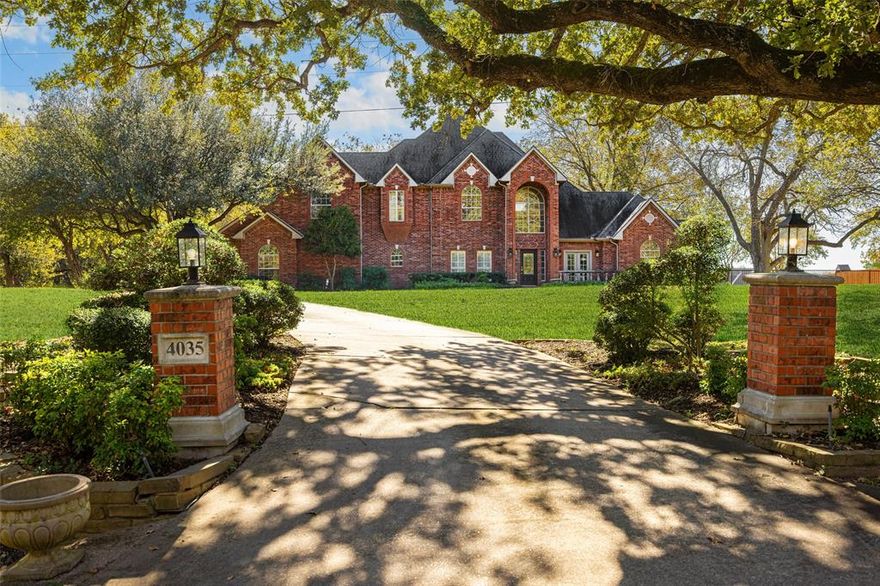 One of the finest estates in Caddo Mills. This one has the best of everything, beautiful acreage and a beautiful home. Situated on 5.4 acres with a custom home that has a timeless and traditional design. The property is picturesque, peaceful and tranquil with gorgeous mature trees, a stocked pond with a water feature, gazebo and a wood deck that makes a great relaxing or fishing spot. There are multiple outdoor gathering spaces from sitting on the back porch by the pool and spa, to sitting under a tree canopy around the fire pit or enjoying the heavily wooded area that is perfect for outdoor recreation. The home is just gorgeous and has space for everyone. The formal dining and study are located off the foyer that highlights the pretty staircase. Welcoming family room with a fireplace, wet bar, and a wall of windows overlooking backyard. Plantation shutters and wood flooring throughout. The kitchen is white and bright with granite countertops. The Primary suite has a fireplace, French doors to the patio, plus a beautiful bathroom. There is lots of room upstairs with the spacious game room or second living and three bedrooms. There is a 30x24 workshop shop or mancave, the property is fenced. There is just so much here.  Great location, outstanding school district with awesome small town Texas pride. Overall, a great property.