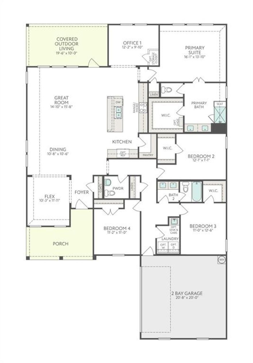 MLS# 21019955 - Built by Tri Pointe Homes - Ready Now! ~ The Cameron offers five bedrooms, three baths, and 2,517 square feet of beautifully designed space with a three-bay garage. Highlights include a luxury kitchen, spa-style primary shower, a standing shower in the second guest bath, eight-foot doors, open stair rails, and a retreat space in the bedroom. With gas to the patio, its built for both comfort and entertaining in the Inspiration Collection at Painted Tree.What youll love about this plan:Open-Concept Floor PlanHomeSmart FeaturesTall CeilingsSingle StoryJ-Swing GarageCovered Outdoor Living
