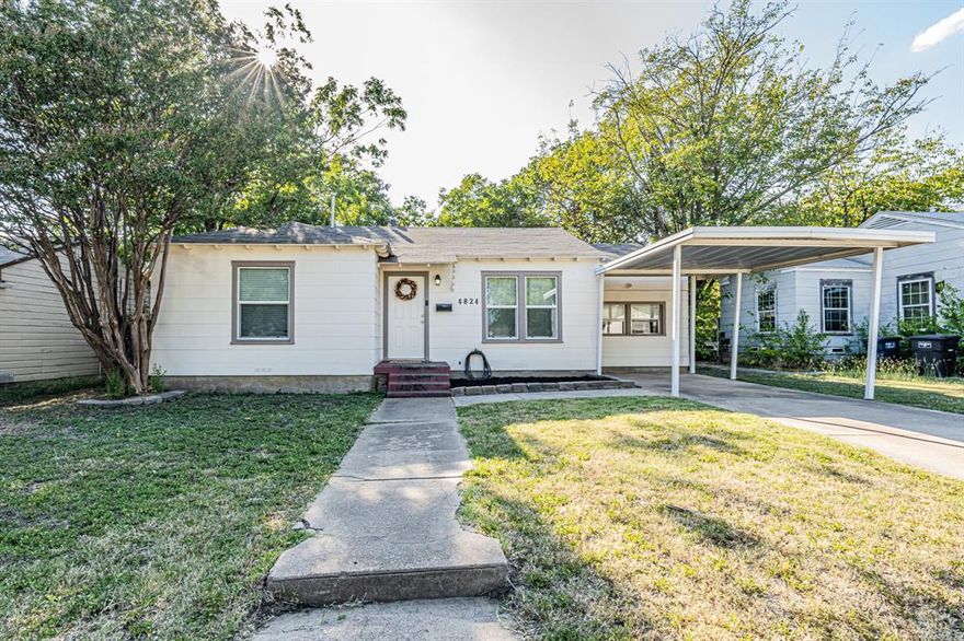 Welcome to this well-maintained 3-bedroom, 1-full bath home that sits on an oversized lot. This home offers comfort, space, and charm, with hardwood floors throughout and plenty of windows that provide an abundance of natural light. Inside, you’ll find 3 large bedrooms that provide plenty of room to relax or create flexible living spaces. A functional kitchen with ample cabinets, space, and granite countertops, an eat-in breakfast bar, and room for an island, perfect for family dinners. The home has been thoughtfully cared for and well-maintained with some upgrades and a clean bill of health pertaining to the foundation, making it move-in ready while still leaving potential for your personal touch. Outside, the property features a large, fully fenced backyard perfect for entertaining, pets, or gardening. A large finished-out storage shed with electrical, windows, and an AC unit that adds incredible versatility, whether you need a workshop, hobby space, or extra storage. Additional highlights include a covered carport, long driveway, a fenced-in dog run, and a newly installed electrical panel and water heater. This property combines practicality with comfort, a home that’s both inviting and functional. Don't miss out, make an appointment to tour this wonderful home today.