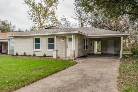 A home in Cleburne