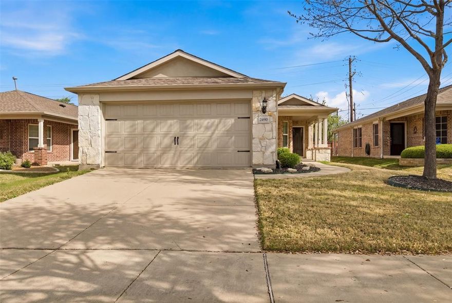 Welcome to 2490 Honeybee Lane in the sought-after 55+ community of Frisco Lakes in Frisco. This beautifully maintained home features rich wood flooring and plantation shutters that add warmth, style, and natural light throughout.



The open-concept layout is perfect for easy living and entertaining, with a spacious primary suite and flexible secondary spaces for guests or a home office. Enjoy a low-maintenance lifestyle with access to resort-style amenities including indoor pool, fitness facilities, public golf course and social activities.



Experience comfort, convenience, and community all in one place.