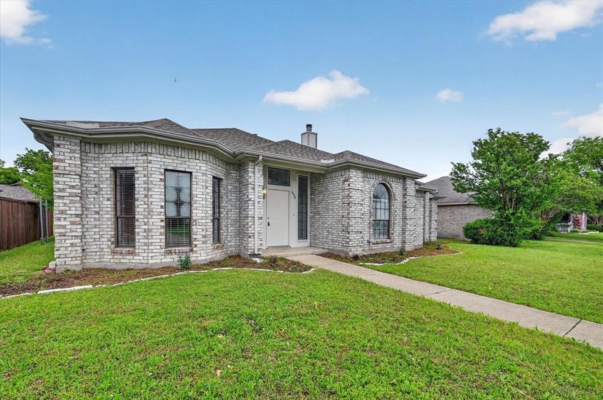 Welcome to 6602 Gardenia in Garland!  A spacious and attractive home offering comfort, functionality, and a great location!  This inviting property features a very functional layout with abundant natural light, perfect for both everyday living and entertaining. The home boasts a well-appointed kitchen with ample cabinetry and counter space, seamlessly connected to the formal dining room with real wood floors. Generous bedrooms provide plenty of space for relaxation, while  the spacious living room boasts a fireplace for cozy warm gatherings.  The extra large bonus room is perfect for a home office or game room, media space, or additional living area to fit your needs.  Step into the privacy fenced backyard, ideal for gatherings, pets, or simply enjoying Texas evenings. Whether you're hosting or unwinding, this outdoor space delivers versatility and charm.  Conveniently located near major transportation, shopping, dining, and schools, this home combines suburban tranquility with easy access to everything DFW has to offer.  Don’t miss the opportunity to make this Garland gem your own!