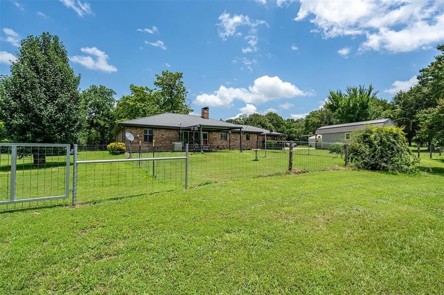 Charming 5.28-Acre Country Retreat with Private Lake

Welcome to your own piece of Texas paradise! This beautifully maintained 5.28-acre country property offers the perfect blend of comfort, functionality, and peaceful living. At the heart of the property sits a ranch-style 3-bedroom, 2-bath home with 1,833 square feet, built in 1997, featuring custom cabinetry, stainless steel appliances, and a spacious, open-concept layout ideal for everyday living and entertaining.

The home boasts a durable metal roof and sits behind a pipe fence with an electric security gate for added privacy and peace of mind. The land is cross-fenced, making it ideal for keeping pets or small livestock secure.

Step outside to enjoy a large back patio perfect for gatherings, all while overlooking your very own 1-acre private lake—ideal for relaxing, fishing, or simply taking in the tranquil views.

Additional features include:

A 12x32 office or workshop, ideal for remote work, storage, or hobbies

A covered RV parking area with electricity

Mature trees and open space offering both privacy and room to roam

Whether you're looking for a weekend retreat or a full-time residence, this property delivers the charm of rural living with the amenities you need. Don’t miss this opportunity to own a one-of-a-kind slice of country life!