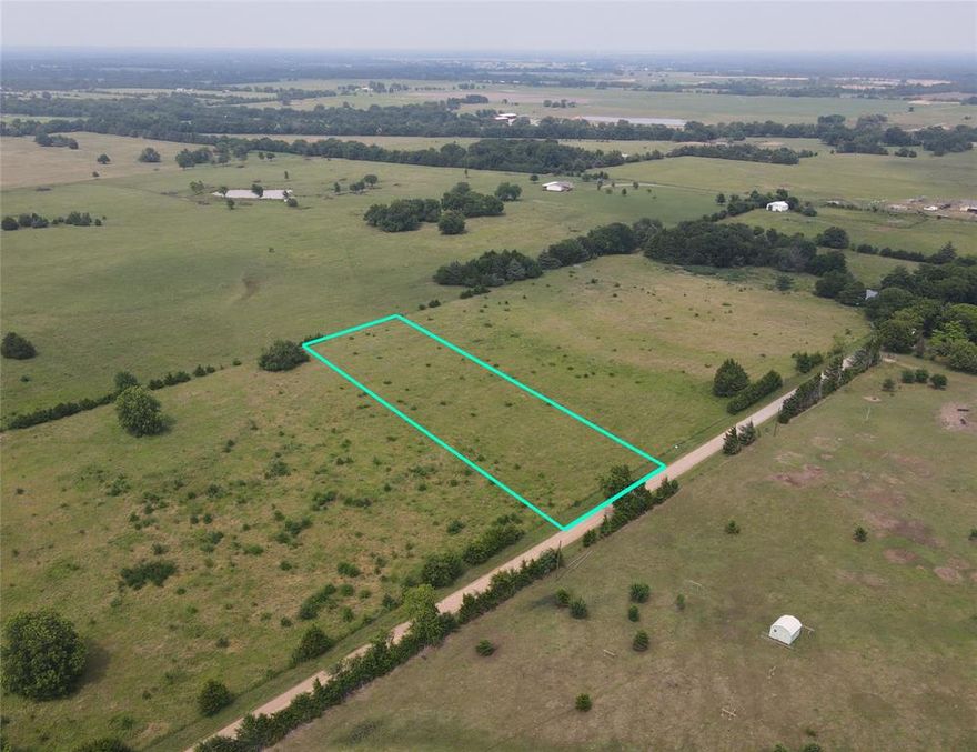 Welcome to your countryside estate! This 1 acre lot is perfect opportunity to build your countryside dream! Lot 11 provides plenty of room for your dream home, small gardening opportunities, and privacy. This property is right outside of Bonham for a short trip into town and nearby major highways like HWY-82 and HWY-121 for a quicker commute into the Metroplex. A great escape of the hustle and bustle of the city. Water and electric is available. A new water meter is installed up front by the road and ready for use! Plenty of lots are available so bring friends and family here!

Multiple lots available. Happy to assist with the sale in any of the lots here in Quincy Estates

15% down land financing available with a regional bank
