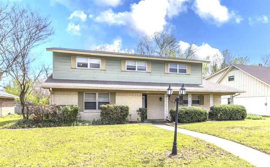 RECENT PRICE IMPROVEMENT! 
House is in close proximity to the Dallas Athletic Club, featuring a Golf Course and country club living. 

Welcome to your next home in the highly desirable Braeburn Glen community! This charming two-story residence offers 4 spacious bedrooms, 1.5 baths, and two generous living areas, providing the perfect balance of comfort, flexibility, and potential.

Step inside to discover a bright and inviting main level featuring two versatile living spaces—ideal for entertaining guests, relaxing with family, or creating your dream home office or playroom. The cozy breakfast nook flows seamlessly into the functional galley kitchen, ready for your personal updates to make it the heart of your home.

Upstairs, you’ll find four well-sized bedrooms, offering space for everyone—whether you’re accommodating family, guests, or a dedicated workspace. A full bath serves the upper level, while a convenient half bath on the main floor is perfect for visitors.

This home is a fantastic opportunity for first-time buyers eager to add their own style or for savvy investors seeking a property with strong potential. With a little imagination, this blank canvas can easily become your dream home.

Don’t wait—schedule your private tour today and make this Braeburn Glen gem yours before it’s gone!
(Buyer to pay for survey if desired.)