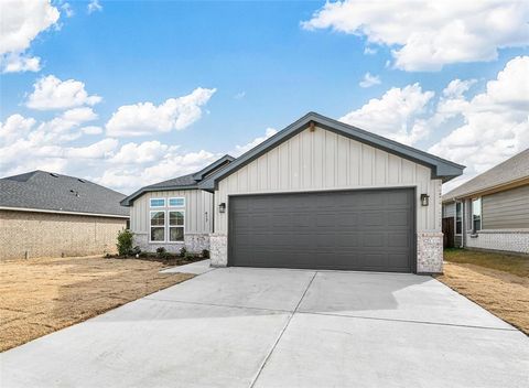 A home in Cleburne