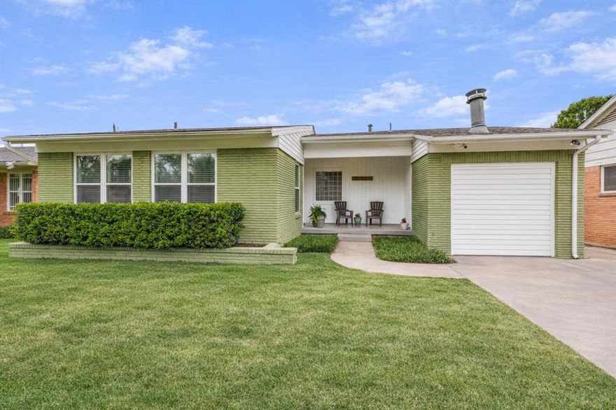 Charming and beautifully renovated home in the quiet Piedmont neighborhood of Southeast Dallas offering incredible value and thoughtful upgrades throughout. This 3 bedroom, 1.5 bathroom home features 1,457 square feet, two spacious living areas, and a 2 car garage, all designed for comfortable everyday living and easy entertaining. Rich hardwood flooring flows seamlessly through all living spaces and bedrooms, creating a warm and cohesive feel. The kitchen has been tastefully updated with quartz countertops, stainless steel appliances, gas cooking, and a light, inviting design with timeless finishes and great functionality. Both living areas feature built in bookcases, adding character and practical storage. The rear family room also has a lovely, gas fireplace. The primary bathroom offers a fully renovated feel with quartz counters and an oversized walk in shower. Step outside to a private backyard retreat complete with a resurfaced saltwater pool and low maintenance turf, perfect for relaxing or hosting. This home has over 90K in updates including upgraded electrical and plumbing systems, all windows replaced in 2022, roof replaced in 2022, full interior and exterior paint, and a completely refurbished pool in 2024, new wood privacy fence 2019 and wrought iron fence 2021. Ask your Realtor for the full list of improvements. Zoned for the Dallas Magnet School district. So much value in a truly beautiful package!