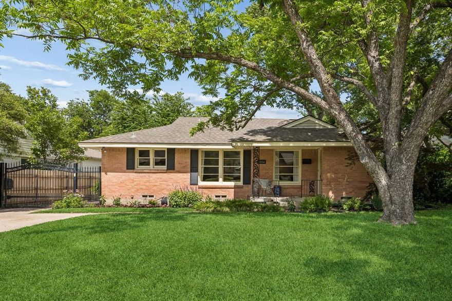 Tucked on a quiet street in coveted Hexter Elementary, this darling East Dallas cottage is full of warmth, charm, and natural light. With 3 bedrooms, 1 bath, and beautiful hardwood floors throughout, the home has an easy, airy feel from the moment you walk in. The open kitchen flows seamlessly into the living and dining spaces, creating the perfect layout for everyday living and entertaining alike. Situated on a generous lot with a two-car garage, this home blends timeless character with functionality in all the right ways. Sweet, stylish, and move-in ready — this East Dallas gem is just so pretty.