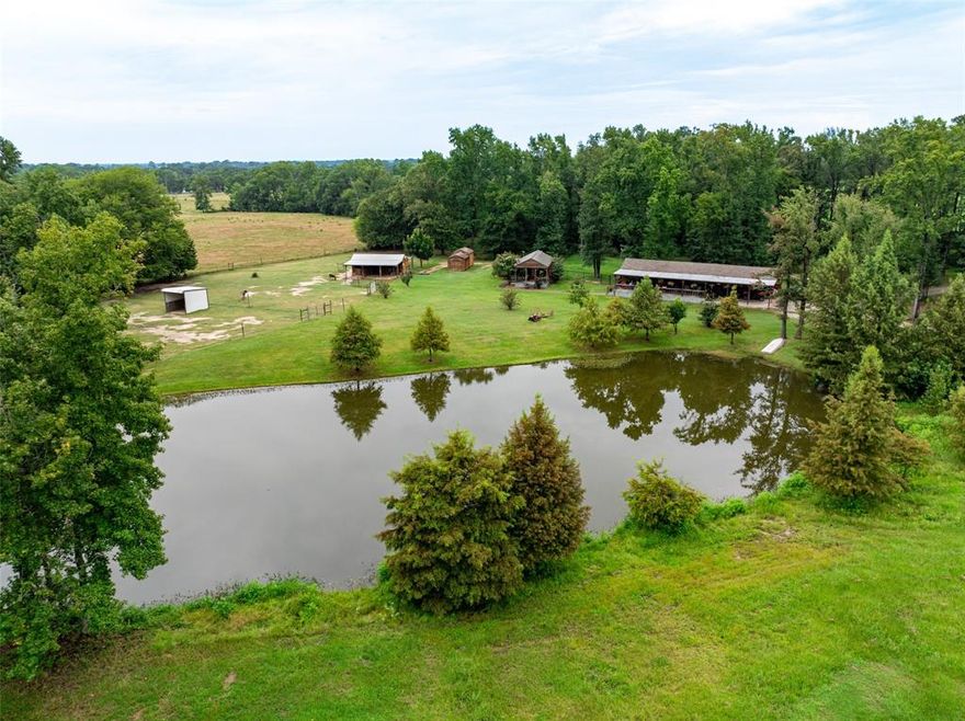 The Pegasus Horse Farm is one of the most immaculate and beautiful equestrian farms in North Texas. This remarkable farm presents a rare opportunity to acquire a turnkey equestrian facility set on sandy loam soil – ideal for horses. The property has served as home to The Pegasus Project, a nonprofit organization dedicated to the rescue, rehabilitation, and rehoming of horses.

The ranch features multiple barns totaling 11 stalls, a 100’ x200’ covered arena, a 60’ covered round pen, a horse walker, and numerous paddocks with 14 run-in sheds. Additional improvements include equipment and storage barns, fertile hay meadows and wooded pastures, ponds, Electrobraid fencing, and even a 2,400’ grass airstrip with a 60’ x 48’ metal hangar.

Water source is a high-producing private well near the arena, supplying the entire property. There are two ponds-one within the owner’s compound, which is fed by a spring, another in the northeast corner of the property.