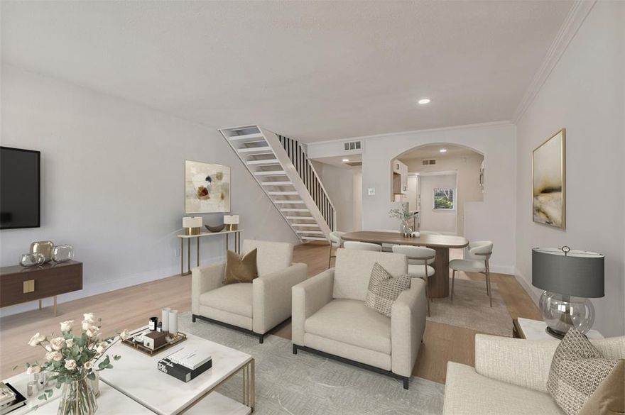 Step into modern comfort and style at 4505 North O'Connor Rd, Unit 1121, in the heart of Irving, TX! This beautifully remodeled two-bedroom, one-and-a-half-bathroom property is truly move-in ready, boasting thoughtful updates throughout.

Featuring an open floor plan concept, the layout flows effortlessly, creating a spacious and airy feel perfect for both everyday living and entertaining. The sleek, brand-new kitchen is a showstopper, complete with fresh finishes and modern touches that make cooking a joy. Gorgeous new flooring extends seamlessly through the main living areas and hallways, while plush new carpets in the bedrooms add a cozy touch. A fresh coat of paint ties everything together, giving the space a bright, inviting vibe from the moment you walk in.

Adding to the convenience, this unit includes a coveted covered parking spot—a rare and valuable perk that makes coming home even easier. Located in a prime spot with easy access to local amenities, this home offers the perfect blend of style, comfort, and convenience. Don’t miss your chance to call this gem your own—schedule your showing today!