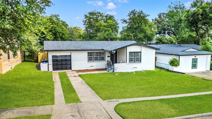 Welcome to this newly renovated 3-bedroom, 2-bathroom home, thoughtfully designed for modern family living. The open floor plan makes it easy to stay connected throughout the entire house. The updated kitchen features beautiful countertops, plenty of cabinet space, and stainless-steel appliances, perfect for preparing family meals or entertaining friends. Fresh flooring, neutral finishes, and plenty of natural light give the home a warm and inviting feel. The primary suite offers a spacious private retreat with private bathroom that comes with walk in shower for parents, while the additional bedrooms are ideal for kids, guests, or even a home office. Step outside to a fenced backyard that’s perfect for relaxing evenings, weekend barbecues, or creating a fun play area for kids and pets. Conveniently located near schools, parks, and shopping, this move-in-ready home is ready for you to make lasting memories.