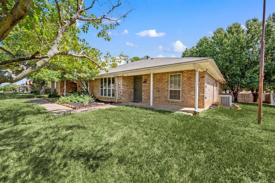 Step inside this beautifully updated half-duplex, where fresh designer hues and quality finishes create an inviting ambiance. Stylish updates include floor-to-ceiling paint, laminate and tile flooring, countertops and backsplash. Offered throughout are modern fixtures and hardware. The kitchen features a new stainless-steel oven, vent hood, and disposal. Abundant storage is offered with generous closets and built-in hallway cabinetry, providing both space and convenience. Rest easy knowing the cast iron plumbing beneath the slab was replaced with durable PVC. Centrally located with easy access to Keller and Southlake, parks, shopping and highways. Birdville ISD. Seller Is Offering Up To $5,000.00 towards closing costs with  acceptable offer.