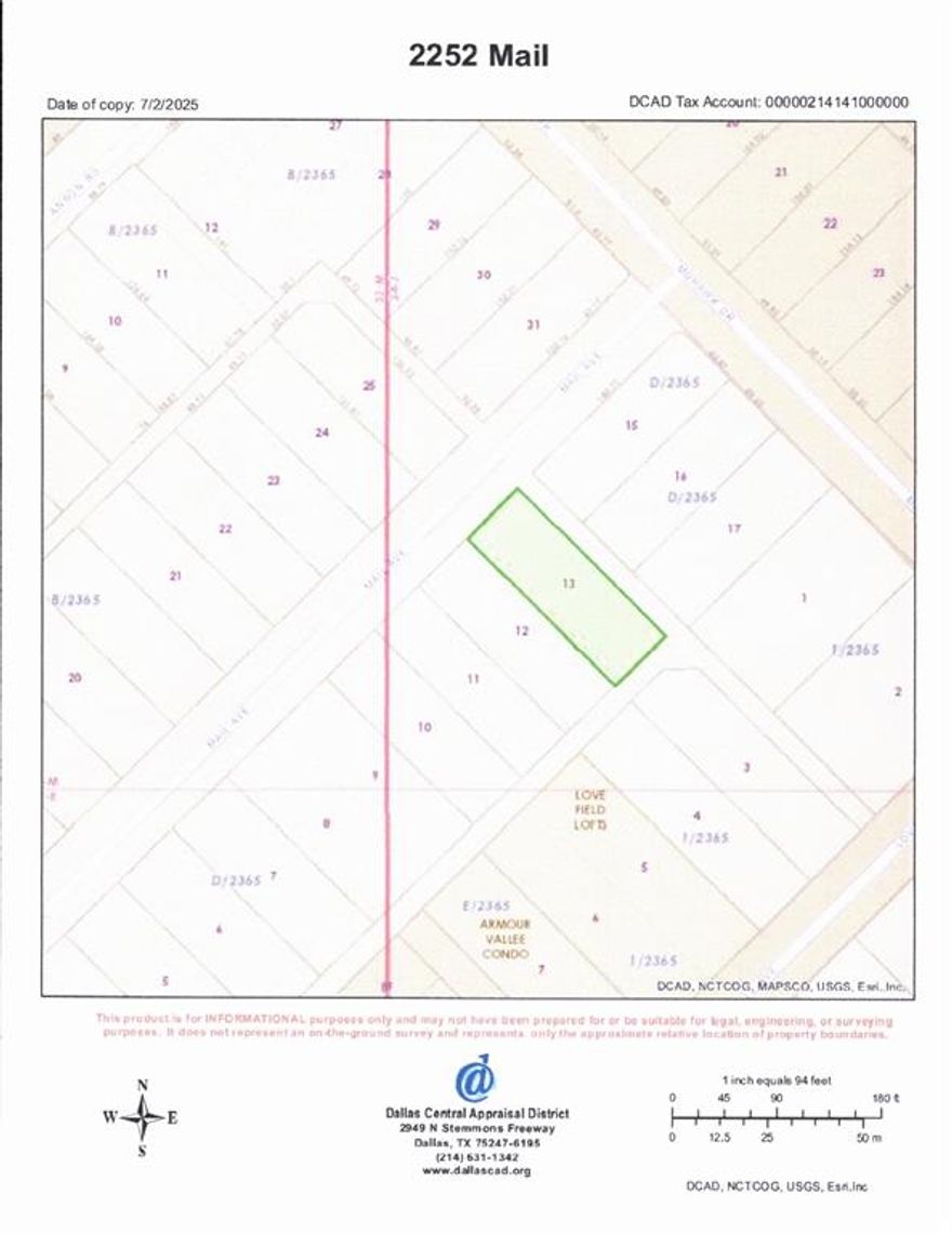 Property ALREADY zoned MF-2. Opportunity to build on 47X150 lot that has been zoned for MULTI-FAMILY. It is perfectly positioned in the rapidly changing Medical District. This property is 2 block from a city park which is a strong walkability score. It has easy access to I-35 or Dallas North Tollway, West Love Development, Uptown, Bachman Lake or Love Field. Downtown Dallas is only minutes away. Currently several residential developments are in the neighborhood.