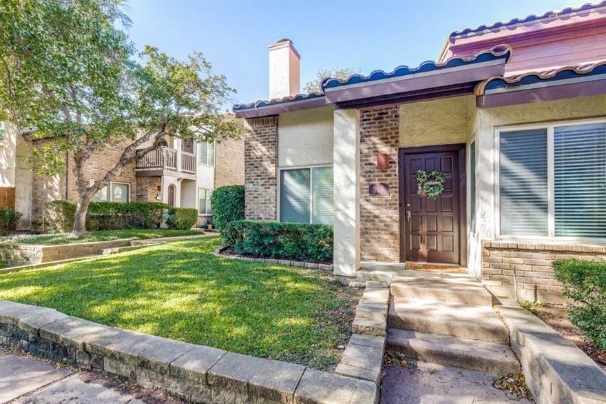 Step into this amazing, immaculate, updated, spacious home featuring fresh paint, granite in kitchen and baths, laminate flooring, shower surrounds, bath lighting, decorated windows, private courtyard for morning coffee, split primary bedrooms with baths, vaulted ceilings, and a corner lot.  This open-concept home features a loft which makes a perfect office location, one bedroom up, and one bedroom down, both with full bathrooms.  Community pool and clubhouse is an addition to convenience living without maintenance. Fridge, washer and dryer remain with the property.  This North Dallas beauty is close to Galleria, restaurants, and the North Dallas Toll Road.  This home is move in ready, you will not be disappointed.  Buyers and buyers agent do due diligence on HOA, sqft, schools, taxes, etc.  Photo's will be taken and uploaded soon.