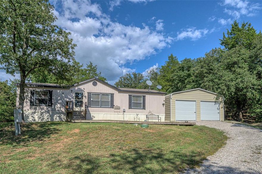 Come and see this BEAUTIFUL property. Over 6 acres of trees with a back yard deck and pool! Outside city limits, a sweet country retreat! Home was built in 2016, lovingly cared for and is ready for a new family!