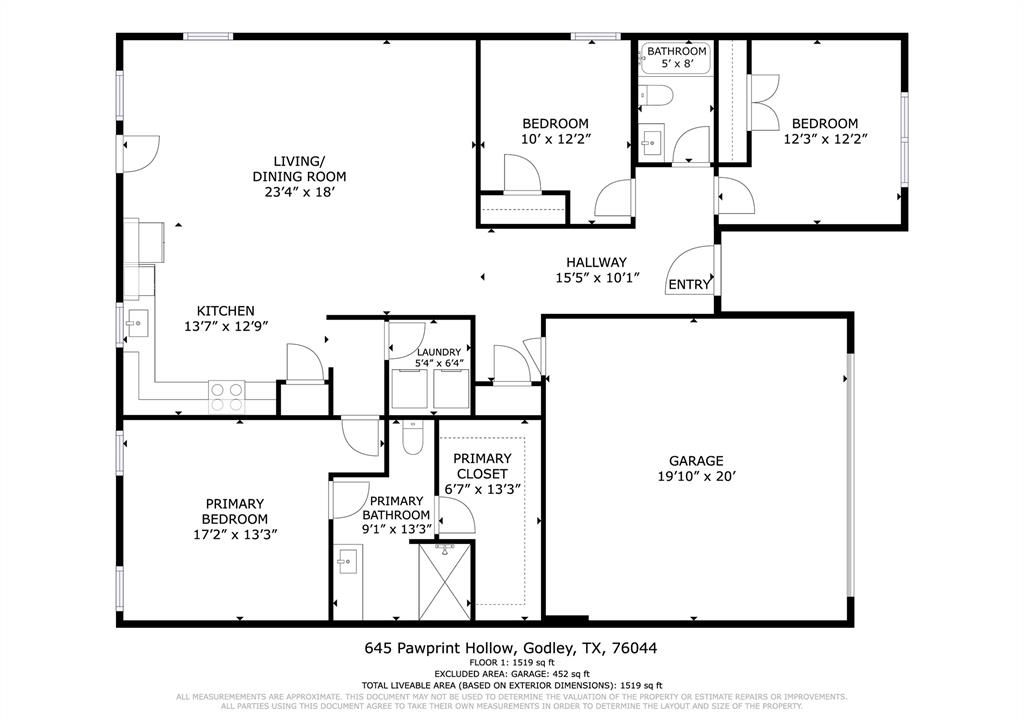 Photo of 645 Pawprint Hollow, Godley, TX 76044 (MLS # 21272675)
