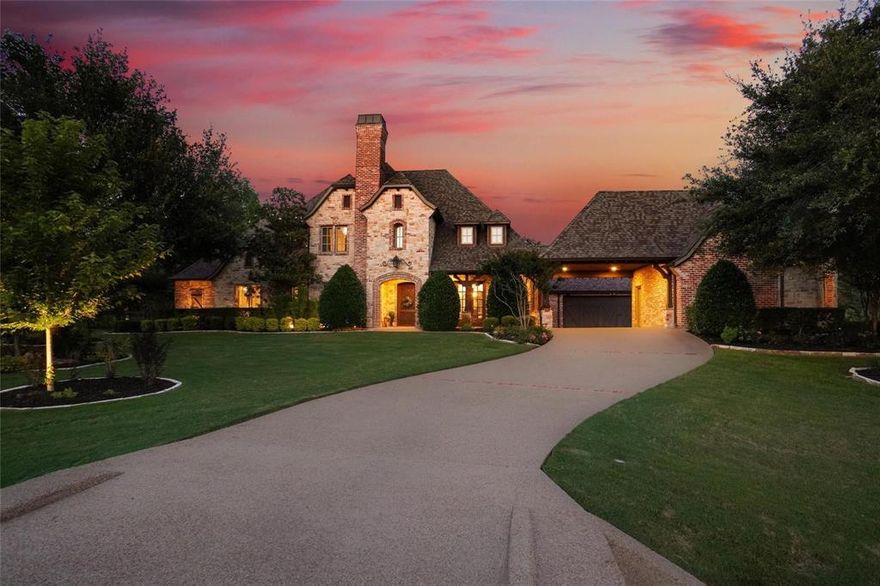 Welcome Home to 3800 Long Meadow Dr. in the sought-after Conservation Community of Chimney Rock Estates. Owned by an Interior Designer, this home has been extensively reimagined, offering a rare blend of Luxury Design, Modern Efficiency, and Resort-Style Outdoor Living. Nearly every surface and system has been thoughtfully upgraded to include all lighting, Electric Remote Window Shades, 4 HVAC systems, pool equipment, fencing, and so much more, creating a truly turnkey experience. The newly installed Custom Iron Front Door welcomes you into the Foyer with Continuous Nail Down Hardwoods. The light and bright Office sits at the front of the home with a cozy Fireplace and French Glass Iron Doors. The Formal Dining Room flanks the Office and leads you into the gorgeous Family Room with a back Wall of Seamless Windows. The view to the completely redesigned Xeriscape Backyard and Resurfaced PebbleTec Pool is breathtaking. The fully remodeled Kitchen will not disappoint! All new SS Commercial Grade Viking Appliances, Bosch Dishwasher, Wine Fridge and Quartz Countertops makes cooking a breeze! The spacious Butler’s Pantry-Wet Bar leads to continuity while entertaining. The Primary Suite Retreat lies on the back of the home with a Linear Fireplace for ambiance and a complete down to the studs remodel of the Primary Bathroom. Additionally, there are 2 Secondary Bedrooms downstairs and a Den-Flex Space that is currently being utilized as a Secondary Office. The Newly Installed Sliding Glass Doors give another gorgeous view of the Backyard and Resort- Style Pool. Upstairs you will find Upgraded plush carpet, a large Game Room, Media Room, and 2 additional Bedrooms, both with beautifully remodeled Ensuite Bathrooms. Let's not forget the ample amount of Driveway Space and 4-Car Garage! The Detached 4th Bay is complete with a Mini-Split HVAC system perfect for a gym, workshop or man cave! With over $300k in recent updates, you do not want to miss out on this beautiful estate.