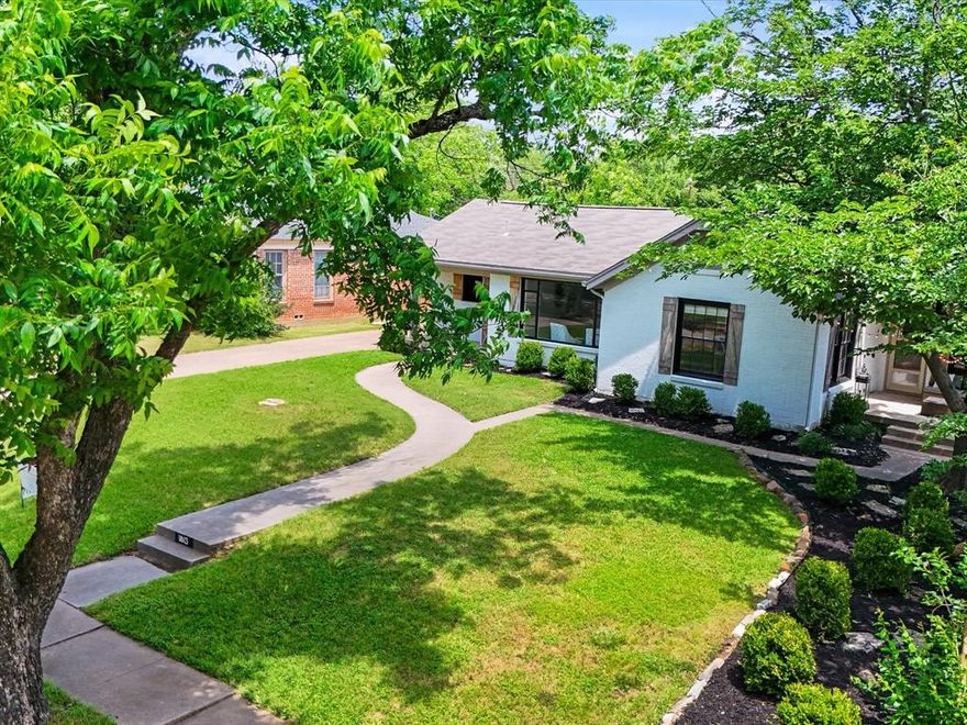 1813 Martel Avenue blends character, flexibility, and backyard living in Fort Worth’s sought-after Scenery Hill neighborhood. Offering 3 bedrooms, 2.5 baths, and approximately 1,979 square feet, this thoughtfully designed home provides the versatility today’s buyers are looking for. With three separate living areas, or the option to use one as a dedicated office with its own private entrance off the front porch, the layout easily adapts to your lifestyle. Whether you need a work-from-home setup, playroom, guest retreat, second lounge, or creative studio, the space offers endless flexibility for the way you live. Located just 10 minutes from downtown Fort Worth, the home delivers quick access to the city while still feeling tucked into one of East Fort Worth’s most charming, nature-connected neighborhoods. Residents love the scenic overlook entering Scenery Hill, nearby views of the downtown Fort Worth skyline, tree-lined streets, and walkable access to local favorites like Coffee Folk and the trails at Tandy Hills Natural Area. The backyard at 1813 Martel Avenue delivers the kind of lifestyle buyers are actively searching for right now. Designed for entertaining, relaxing, and everyday enjoyment, the oversized backyard features a Cowboy Pool perfect for cooling off during Texas summers, a custom-built chicken coop, firepit area, mature trees, and multiple outdoor gathering spaces. The detached 2-car garage is complemented by additional covered parking and a private gated parking area, offering added flexibility for vehicles, hobbies, trailers, or extra storage while maintaining privacy and functionality. Blending neighborhood charm, outdoor lifestyle, flexible living spaces, and easy access to downtown Fort Worth, this home offers a rare opportunity to enjoy the best of both city convenience and laid-back Texas living.