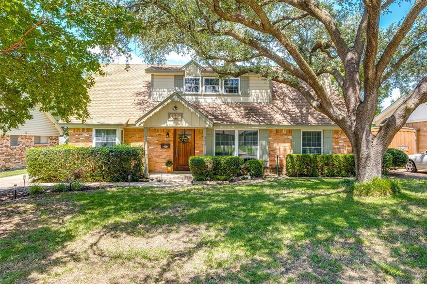 Gorgeous, well-maintained 2 story in the heart of Casa View near the North Dallas Athletic Club just minutes from White Rock Lake, parks, and shopping!  Light, bright, spacious and functional, this charming 4 bedroom, 2.5 bathroom beauty features an extra large living space perfect for quiet nights with your S.O., fun filled family time, or entertaining with friends.  Lovely built in shelves and cabinets provide ample space throughout the home to display your books, photos and treasures.  The updated, open galley kitchen features sophisticated granite countertops, a large pantry area and a plethora of cabinet space for dishes & cookware.  Adjacent to the kitchen, new french doors open onto the paved back patio & landscaped yard, seamlessly blending clean interior spaces with the natural beauty of the exterior garden.  Perfect for your family cookout.  Downstairs bedroom includes a Jack & Jill bathroom that was fully renovated in 2017 and features a custom subway tile shower, vanities with granite countertops and a large built in storage area for towels, linens, hampers and more.  The upstairs primary bedroom includes an attached full bath that was updated in 2014 with a custom tiled shower, gorgeous dark wood cabinetry & granite countertop.  The enormous cedar lined walk in closet will ensure ALL of your clothing, accessories and shoes stay tidy and organized.. Two additional upstairs bedrooms can be used flexibly and customized to function as a nursery, office, sitting area, workout room or California closet.  There’s even an extra-large closet that works as more storage or as a play space! Other home highlights include:  New energy efficient oven; Dedicated AC units for upstairs and downstairs; Charming details, including a Harry Potter closet under the stairs and a box window perfect for your plants, cats or kids; New paint, new fixtures, and newly refinished & repainted doors; So much character and charm…once you see it, you will want it!