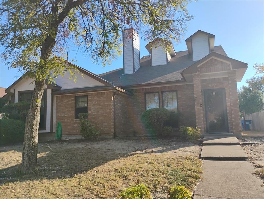 Get ready to fall in love with this charming two-story home tucked inside one of Lancaster’s quiet and well-kept neighborhoods! The moment you walk in, you’re greeted by an inviting open layout featuring a downstairs primary bedroom with private bath, a convenient first-floor laundry room, and a bright den that flows seamlessly into the dining area and kitchen—perfect for hosting, relaxing, or anything in between.
Upstairs, you’ll find two generously sized bedrooms with a shared bath, offering the ideal setup for family, guests, or a home office.
Step outside and discover a backyard built for enjoyment—complete with rear alley access, a two-car garage, full fencing for privacy, and an impressive two-story deck and patio that’s ready for cookouts, gatherings, or quiet evenings under the Texas sky. Partial New roof installed in early 2025, so you can move forward with confidence.

Property will be sold AS-IS. No repairs will be made by the seller. Cash or Conventional financing only.  Preferred lender incentives available—text agent for details. Please see transaction desk for offer instructions. 
Buyer to verify all school information and measurements.
 For showings or additional information, text or email the listing agent

Open House Coming Soon!!!