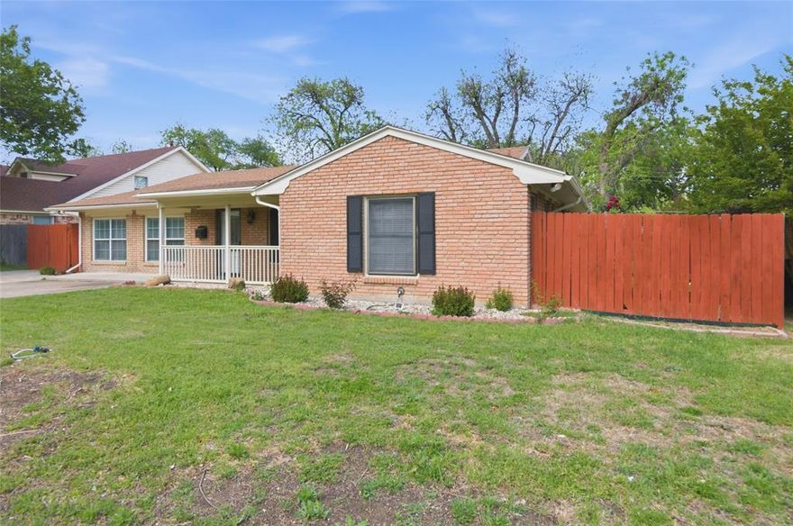 This home feeds the highly acclaimed Overton Park Elementary School. This charming home has room for a big family. Home has an inviting covered front porch. The living and dining rooms have nice built ins. Home has beautiful hardwood floors throughout. Cute kitchen with farmhouse sink. Updated baths, common bath has granite counters. Huge backyard. Perfect for entertaining.  Home has fresh paint throughout.  This home is move in ready as is but, compare this price to other recently updated homes in the area.  Bring your ideas and make it your own.