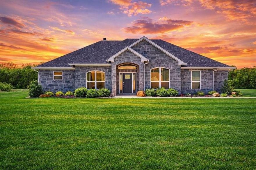 NEW IMPROVED PRICE on this breathtaking 2022 custom-built home located in the exclusive equestrian section of White Bluff Resort at Lake Whitney. Set on a sprawling and RARE 2-acre lot, this property seamlessly combines elegance with practicality, offering an extraordinary living experience.. With 2,941 sq. ft. of thoughtfully designed living space, this home boasts an open-concept layout featuring a spacious living room, family room, and gourmet kitchen, complemented by a formal dining room and cozy breakfast nook. The  primary suite includes a spa-like bathroom, a generously sized walk-in closet with custom built-ins, and ample natural light. Additional highlights include a versatile exercise room or office, a theater or game room for entertainment, and a large 3-car garage. White Bluff Resort is a premier, gated community that offers an unmatched lifestyle along the scenic shores of Lake Whitney. Spanning over 3,450 acres of rolling hills and wooded landscapes, this resort provides a blend of natural beauty, recreational amenities, and modern conveniences. Whether you're an avid golfer, water enthusiast, or simply seeking tranquility, White Bluff Resort has something for everyone. Experience the perfect balance of adventure, relaxation, and luxury in one breathtaking location. Enjoy the serenity and privacy of this remarkable property, perfectly situated within the prestigious White Bluff community.