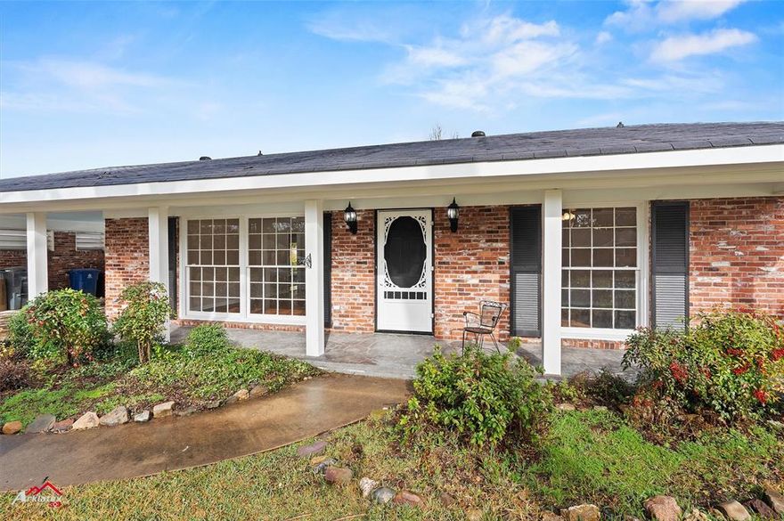 Beautifully updated ranch-style home in Shreve Island! This home's location is hard to beat, on a quiet street with no neighbors behind the house, and convenient to shops, dining, BAFB, and more! The entryway greets you with beautiful new tile and fresh paint. In classic ranch fashion, the home has three bedrooms and two bathrooms on one side of the house with a large living, dining, and kitchen on the other side. To keep it quiet in the bedrooms while the entertaining spaces are being used, each space can be closed off with a pocket door and a beautiful glass door. The backyard features a covered patio, wood shed, and a covered concrete pad. This one is a must see! Owner agent