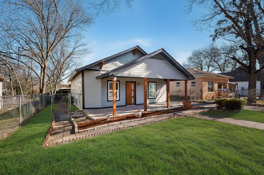 MINUTES FROM THE FORT WORTH STOCKYARDS!! Welcome to this beautifully remodeled 3-bedroom, 2-bath home—ideal for the savvy investor seeking their next rental opportunity or a family ready to call it home. Updated inside and out, this move-in-ready property is perfectly positioned just minutes from the Fort Worth Stockyards and Downtown Fort Worth.

The home features a stunning, modern kitchen with stylish cabinetry, updated fixtures, and clean finishes that flow seamlessly into a bright, open layout designed for both everyday living and entertaining. Thoughtful renovations throughout provide a fresh, contemporary feel with today’s design touches.

Whether you’re searching for a long-term investment property, or a perfect first home, this property checks all the boxes. Its prime location near dining, entertainment, and major Fort Worth attractions makes it especially appealing for rental potential while still offering comfortable living for an owner-occupant.

Additional highlights include a long driveway with rear parking and a two-car covered carport, providing ample space for multiple vehicles or work trucks. Enjoy the charm of historic Fort Worth with the convenience of being close to downtown, shopping, restaurants, and major highways.

This is a rare opportunity to own a fully remodeled home in an area that truly has it all.