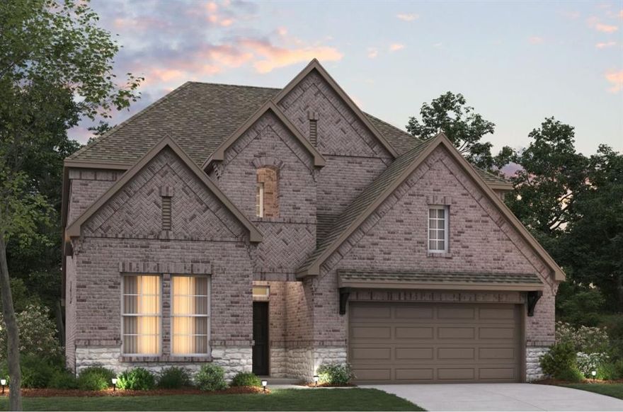 Built by M-I Homes. Welcome to 6717 Tadpole Trail, a beautiful 2-story home offering 4 bedrooms, 3.5 bathrooms, and a 2-car garage—perfectly situated in a highly sought-after McKinney neighborhood.

The open-concept main floor features a gourmet kitchen with built-in stainless steel appliances, a large center island, and abundant cabinetry that opens into a spacious dining room and a soaring family room with volume ceilings.

A stunning bay window in the owner’s suite brings in natural light and adds architectural interest, while the deluxe owner’s bathroom offers a spa-like retreat with dual vanities, a soaking tub, a separate walk-in shower, and an oversized walk-in closet.

Also on the first floor, you’ll find a secondary bedroom and full bath—ideal for guests—as well as a flex room that can serve as a home office or private study. Step outside to the extended covered patio and enjoy effortless indoor-outdoor living all year long.

Upstairs, two additional bedrooms, a shared full bath, a spacious game room, and a dedicated media room create the perfect setup for entertainment, play, or relaxing with family.

Every detail of this home is designed with comfort and convenience in mind. Schedule your visit today!
