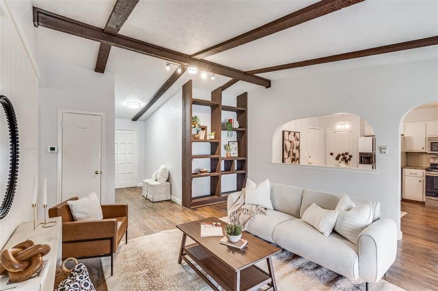 *NEW HVAC installed* Welcome to your home in East Allen! This stunning, updated corner lot offers modern elegance and thoughtful upgrades throughout. Step inside to an open, spacious living room complemented by sleek luxury vinyl flooring—no carpet in sight! The home shines with updated light fixtures, creating a warm and inviting ambiance. The remodeled master bathroom is a true retreat, featuring a luxurious walk-in shower with a frameless glass door. The kitchen boasts a stylish stainless steel farmhouse sink, while all bathrooms have been refreshed with updated countertops, sinks, and faucets. Additional updates elevate this home’s appeal, and the spacious backyard includes two storage sheds for all your needs. Don’t miss this move-in-ready gem in a prime location within Allen ISD!