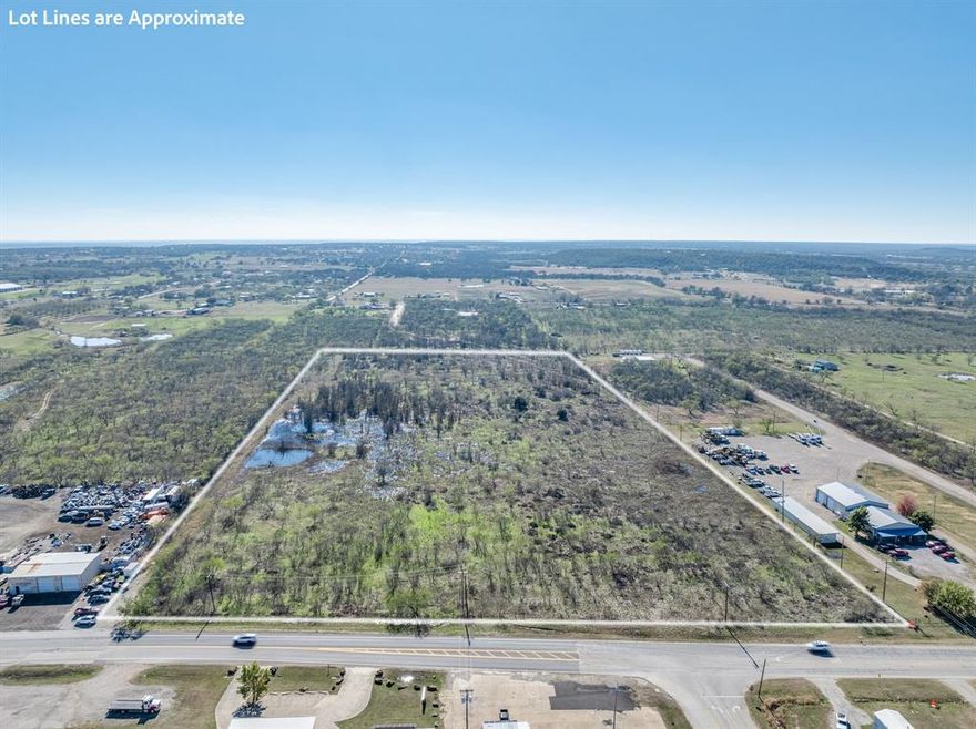 Great opportunity for commercial or potential residential development on 19.680 acres in Mineral Wells! Located just 1.5 miles from the growing Mineral Wells Regional Airport and less than 3 miles from the central business district, this property offers excellent access and visibility. It sits just 45 miles west of the Dallas–Fort Worth metro area and is easily reached via Texas State Highway 180, U.S. Highway 281, and Interstate 20 between Weatherford and Abilene. The property lies within the city limits, making city utilities available, and features approximately 669 feet of fenced municipal highway frontage. It is not located in a flood plain. Call today to schedule a showing!