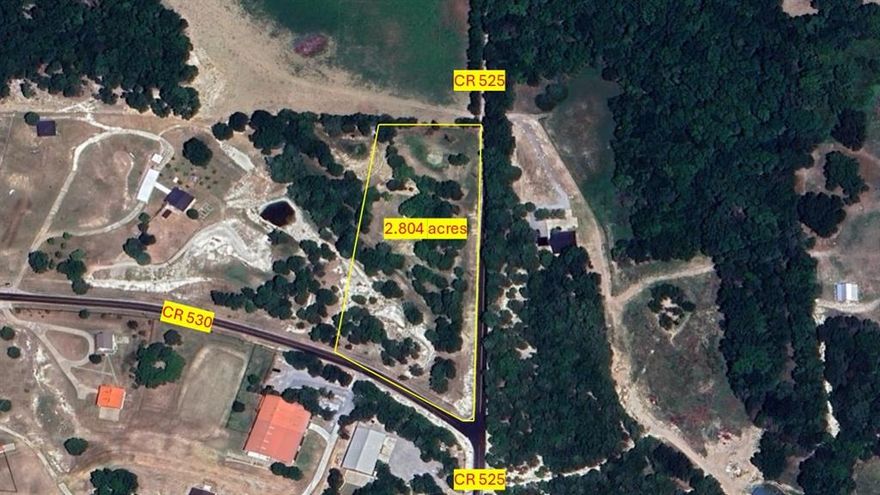 SELLER IS READY TO MOVE THIS PROPERTY!!! EXECELLENT SITES TO BUILD YOUR NEW HOME!!!!!!! If you are looking to move out of town with the conveniences within a short drive to all the amenities, you will want. Look at this 2.804 acres surveyed from a larger tract on the corner of CR 530 and CR525.  Great locations to build your dream home and enjoy the peace and quiet with beautiful trees with rolling hills and fantastic views to call home.  
 Easy access to Hwy 121 for a convenient commute to Melissa and Hwy 75 and 8.5 miles to Anna. 
Come out and see for yourself!!! You won't be disappointed.
OWNER FINANCING IS AVAILABLE!!!! SELLER IS OFFERING OWNER FINACING AT 5% INTEREST WITH AN ACCEPTALBE DOWN PAYMENT.