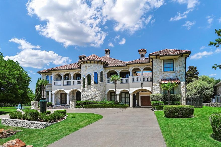 Come see this one of a kind massive luxury estate in the prestigious gated community of the HILLS OF BRECKINRIDGE, minutes from GW Bush and Downtown Dallas. Lakeview from every room.Gourmet kitchen with oversized island, top of the line appliances including two dishwashers. The house has wine cellar, library,game room, media room and separate maid quarters w sitting area , kitchen , bedroom and full bathroom. You are first greeted by an elegant circular driveway beautifully crafted, double doors leading into formal living room with travertine floors, cathedral ceilings and a gorgeous gas log fireplace . The gourmet chef kitchen boasts an oversized L Shaped island with world class granite countertops,6 burner gas and griddle cooktop , oven and warmer drawer. Primary bedroom boasts spacious seating area , fireplace and luxury master bath . The backyard oasis boasts a charming veranda , BBQ grill, oversized pool and CABANA . You have your choice of enrolling in Plano or Richardson ISD .