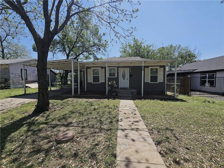 FHA-VA-USDA buyers, take a look!  Charming 2 bedroom and 1 bathroom property located on a quiet street not too far from downtown Mexia, TX.   Interior features include a separate dining and living room area, solid surface flooring through the shared area in the home and nice sized laundry room.  Property features a nice sized fenced in back yard with a storage shed, central heat and air, some updates, attached carport, separate living and dining space, nice sized main bedroom and more!  Would be great for a full time resident or as an income producing property.