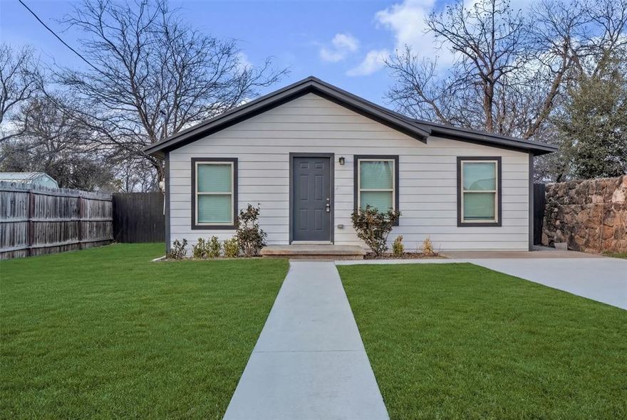 Welcome to 1014 W Archer in Jacksboro, Texas, where small-town charm meets modern updates and unbeatable affordability. This beautifully remodeled 3-bedroom, 2-bathroom home offers a fresh, move-in ready space perfect for a first-time home buyer or an investor looking for a turnkey rental property.

Inside, you’ll find a brand-new kitchen with stylish finishes and updated cabinetry, along with fully renovated bathrooms that give the home a clean, modern feel. The thoughtful updates throughout make this home comfortable, functional, and ready for its next owner.

Step outside and enjoy the large backyard, offering plenty of space for entertaining, pets, gardening, or simply relaxing and enjoying the peaceful small-town atmosphere.

If you’ve been looking for affordable living with modern upgrades, this home is a must-see.