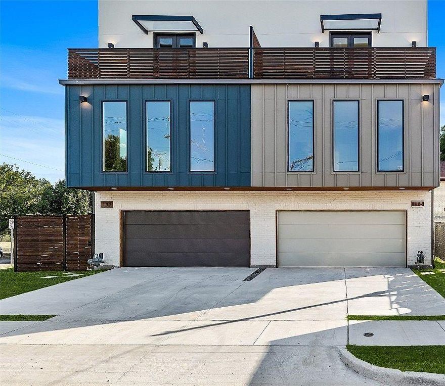 Welcome to this stunning and thoughtfully designed four-level home, where luxury living meets everyday functionality. Offering exceptional space, privacy, and modern design, this home is perfect for those seeking style, comfort, and convenience in one of Dallas’ most vibrant neighborhoods.
The first level is ideal for guests, multi-generational living, or airbnb this level features a private bedroom with a fully upgraded en-suite bathroom, complete with a sleek, modern shower. As you head upstairs, you will encounter the open-concept living space that offers seamless flow between the spacious living and dining areas—perfect for entertaining. An additional bedroom and a full bathroom with a soaking tub add flexibility for guests. On the third floor is where you get to unwind in the luxurious primary suite, featuring a spa-like bathroom with both a soaking tub and a walk-in shower, a generous walk-in closet, and access to a private outdoor patio. Take in panoramic city views from the expansive rooftop terrace, ideal space for hosting or simply relaxing under the Dallas sky. Prime location near major highways, minutes to downtown. Don’t miss the opportunity to own this rare, upscale home. Schedule your private showing today!