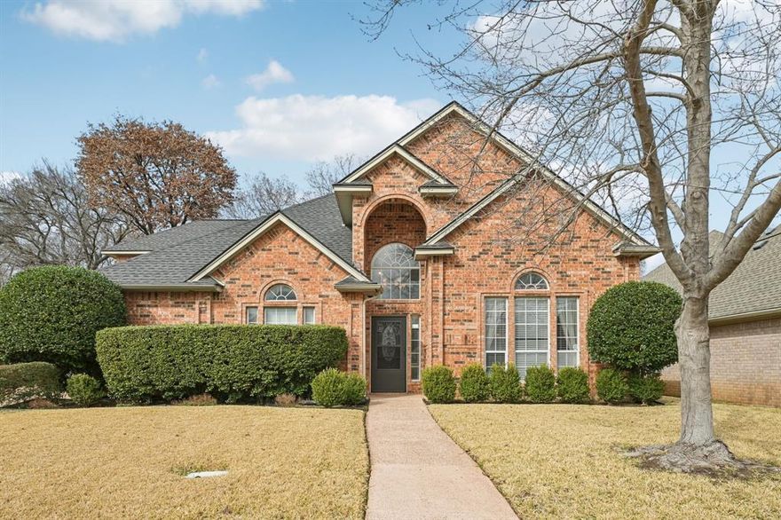 Everything you've been searching for is right here in this stunning 4 bedroom, 3.5 bath home offering 3.042 sq. ft. of move-in-ready living space. Designed to combine elegance with everyday functionality, this home provides the perfect balance of comfort & style. Located in the highly desirable neighborhood within the sought after Wood Elementary, Boles Jr. High & Martin High attendance zones, offering convenience & community. Nestled in a quiet cul-de-sac & backing up to peaceful green space, you'll, enjoy added privacy & scenic views. Plus minutes to world-class entertainment including,
AT&T Stadium & Choctaw Stadium. This is truly one-of-a-kind opportunity you don't  want to miss. Motivated Seller