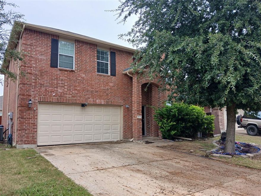 (50% OFF 1st MONTHS RENT WITH 2 YEAR LEASE)

2 Story Brick and Siding (ALL ELECTRIC) House Featuring: 4 Bedrooms (All Upstairs) 2 Full Bathrooms (Both Upstairs) Half Bath Downstairs, 2 Car Garage Facing the Street, Medium Size Backyard, Full-Size Washer and Dryer in Separate Laundry Room, Range, Dishwasher, Disposal, Built-in Microwave, Ceiling Fans, Wood Burning Fireplace and Central Heat and Air. New Interior Painting as of October 2025!

This property is eligible for deposit alternative coverage in lieu of a security deposit.