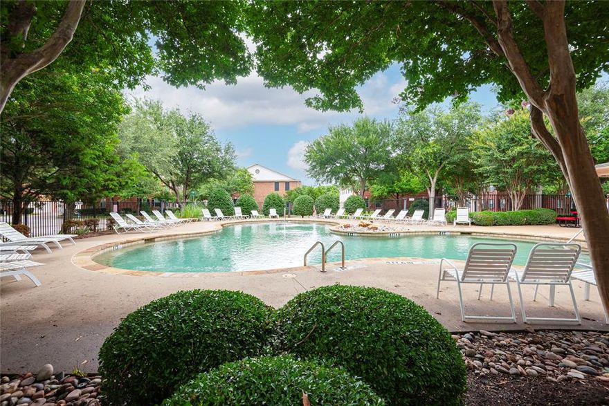 LOCATION LOCATION LOCATION! Close to shopping, restaurants, grocery stores, APEX center and easy access to 121 and 75!! Adorable unit in the heart of Mckinney.  First floor has kitchen and living space. The second story has 3 full bedrooms, 2 bathrooms and laundry room. Fabulous community with a pool.